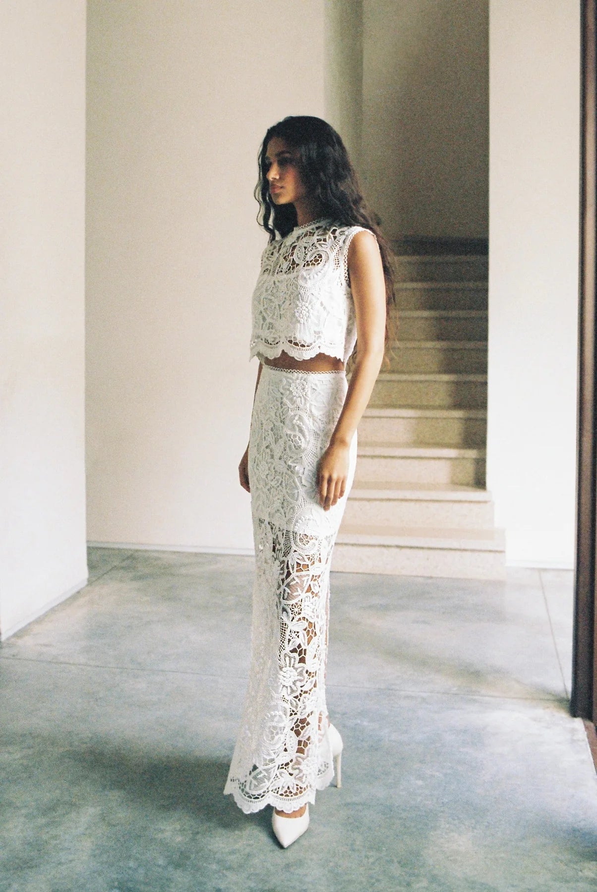 Lyon Skirt - Off White by Sabina Musayev — view 3