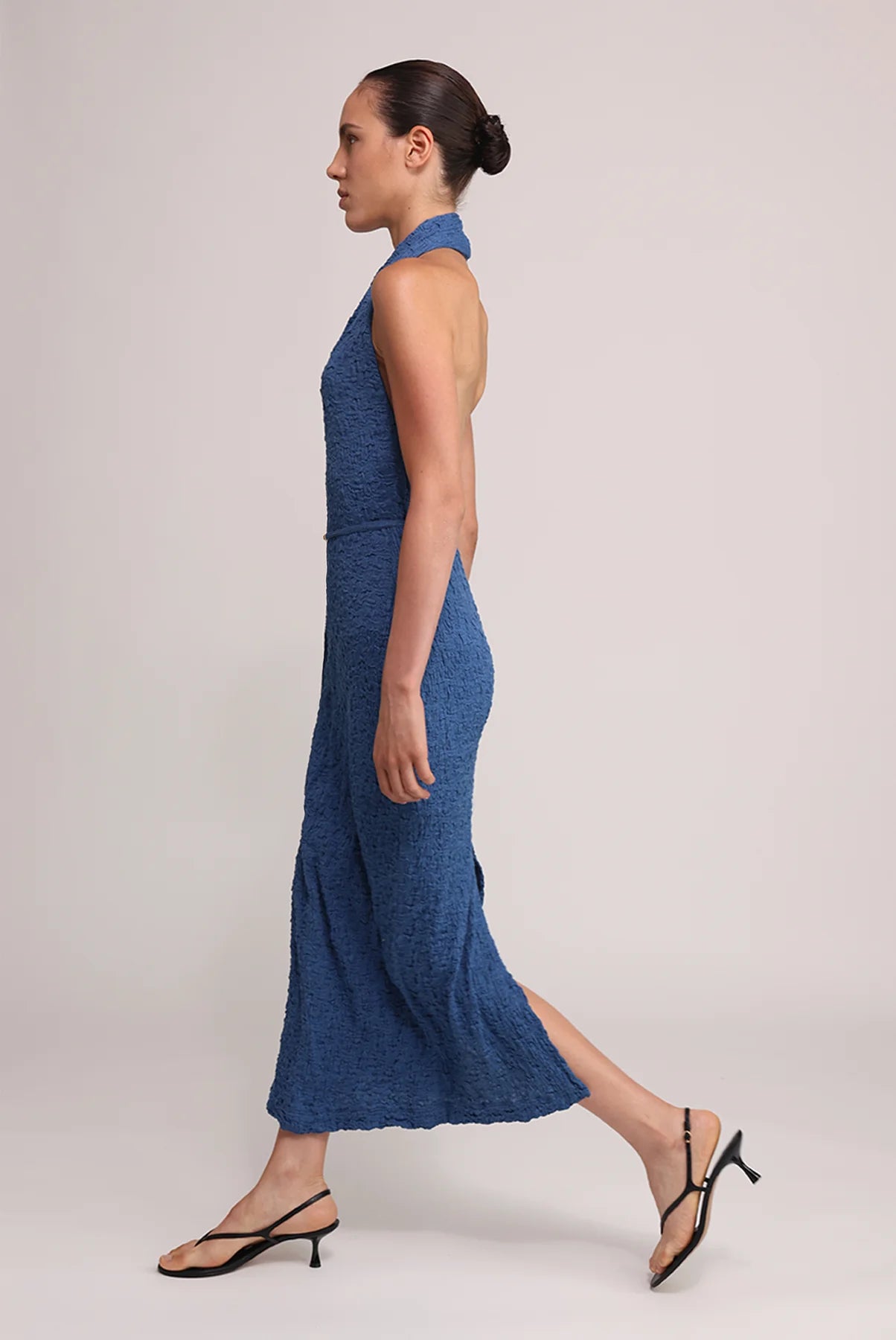 Kora Dress - Navy by Sabina Musayev — view 3