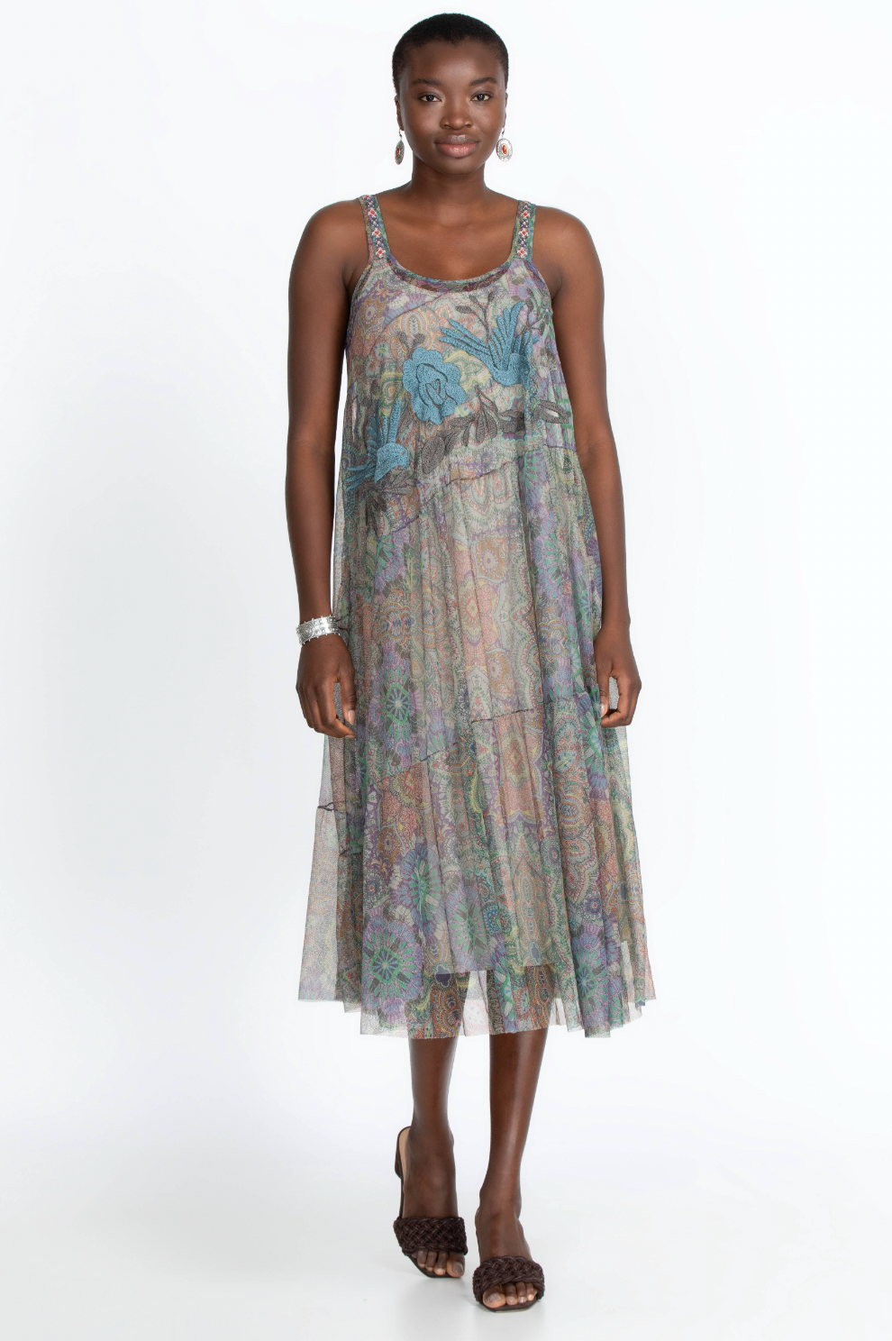 Matisse Mesh Dress - Multi by Johnny Was | 25 South Boutiques