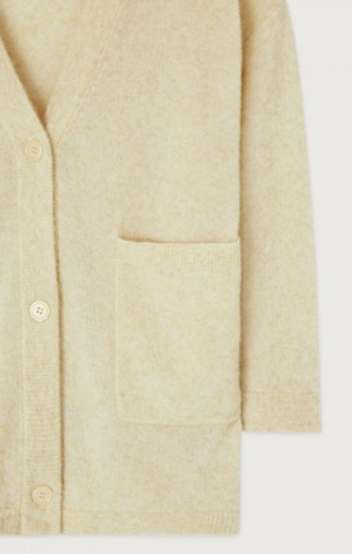 Razpark Cardigan - Orgeat Chine by American Vintage — view 3