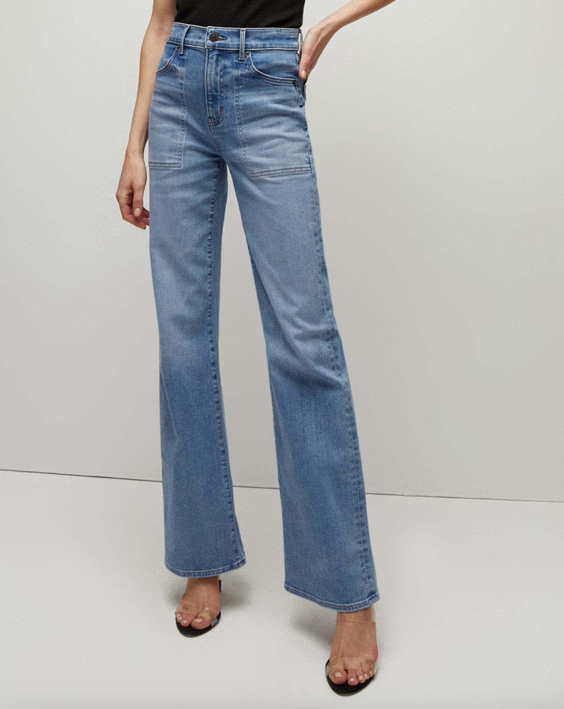 Crosbie Wide Leg Pant - Amethyst by Veronica Beard — alternate view