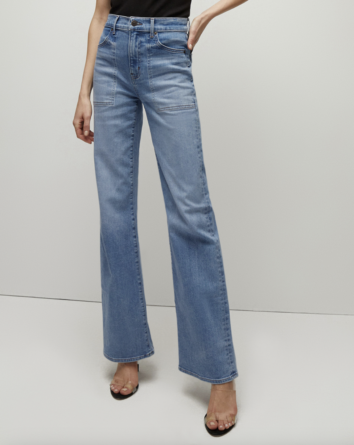 Crosbie Wide Leg Pant - Amethyst by Veronica Beard — alternate view