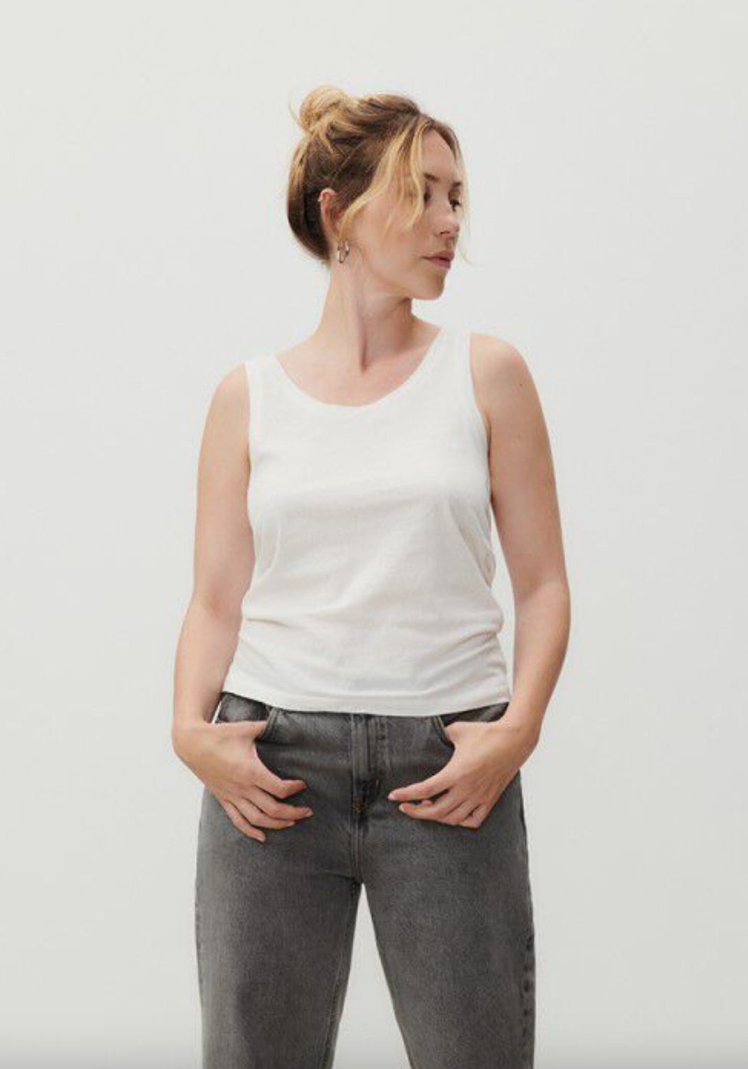 Gamipy Tank Top - White by American Vintage | 25 South Boutiques