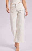 Brooklyn Denim Pants - White by Generation Love — alternate view