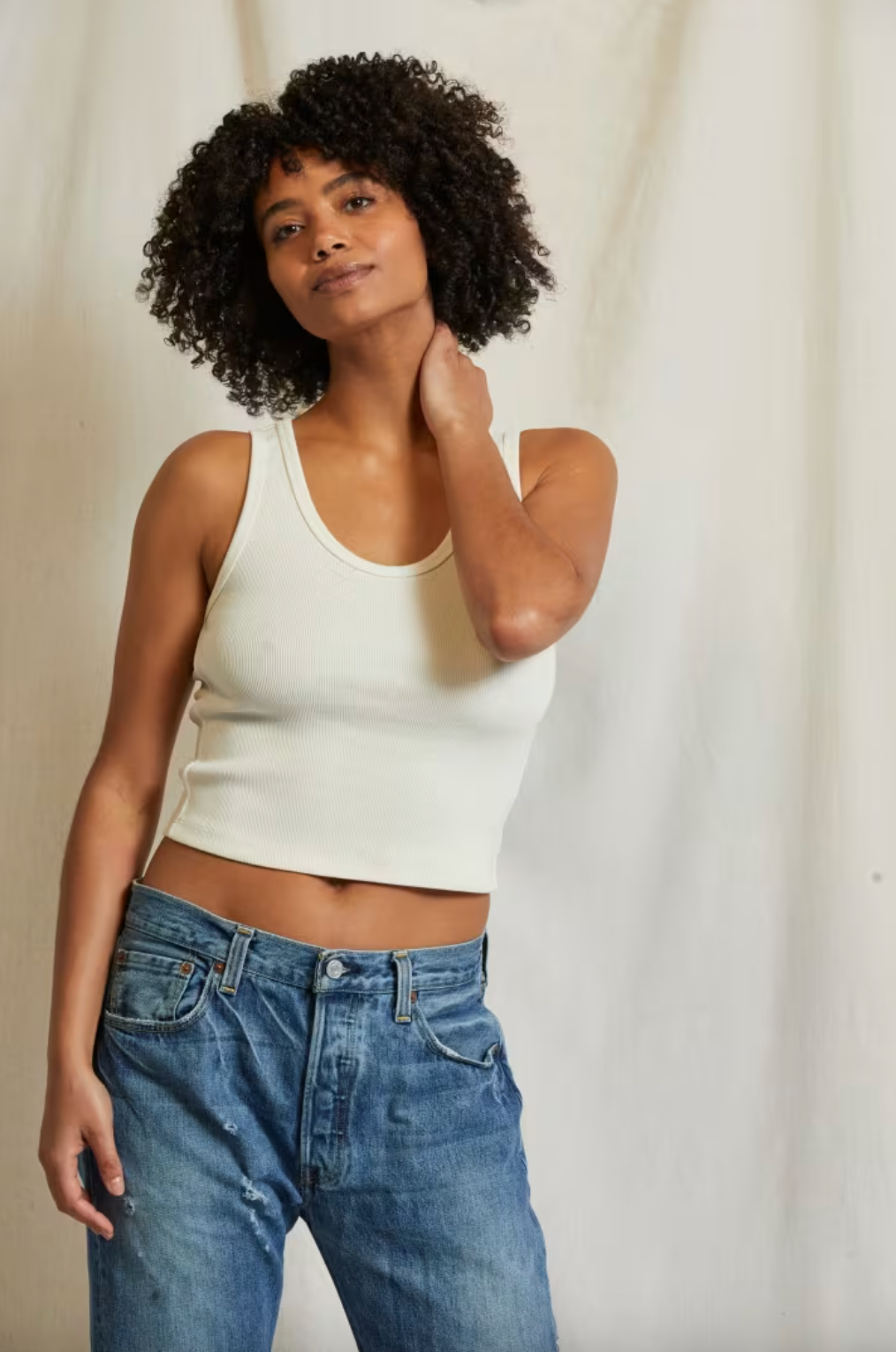 Blondie Tank - Ivory by perfectwhitetee | 25 South Boutiques
