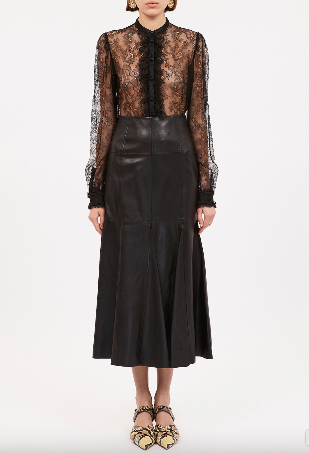 Cecile Blouse - Noir by Ulla Johnson — view 3