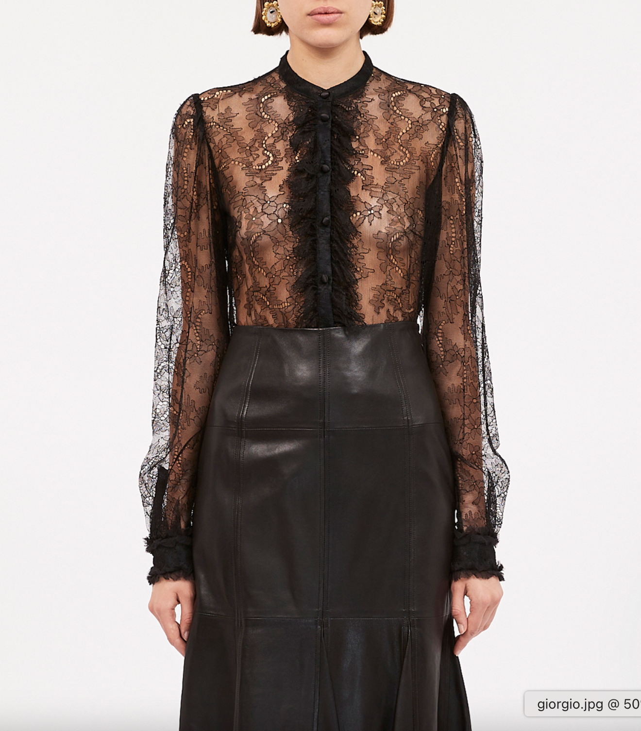 Cecile Blouse - Noir by Ulla Johnson | 25 South Boutiques