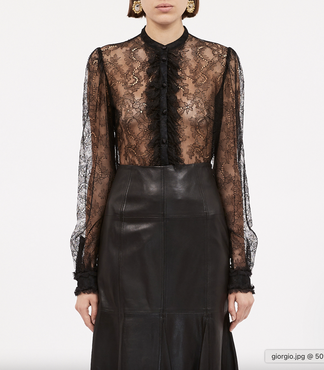 Cecile Blouse - Noir by Ulla Johnson | 25 South Boutiques