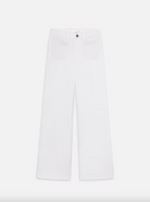 Le Slim Palazzo Modernist Pocket - White by Frame — view 5