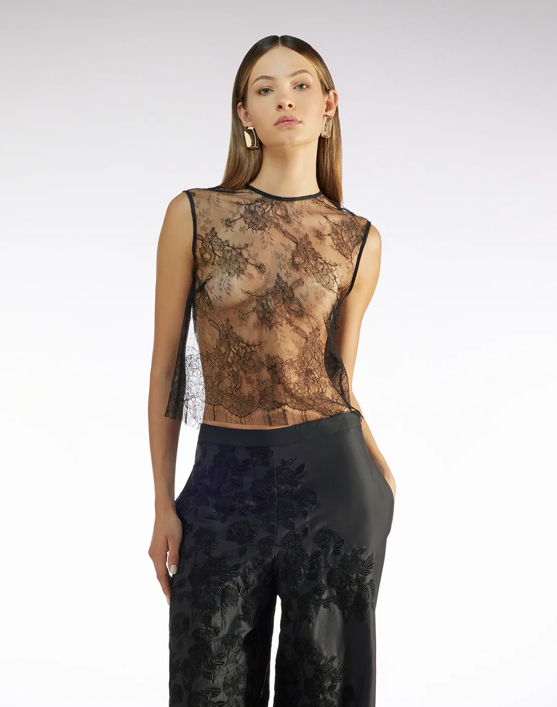 Fanny Lace Top - Black by Liviana Conti | 25 South Boutiques