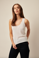 Mckena Tank - Chalk by Line | 25 South Boutiques