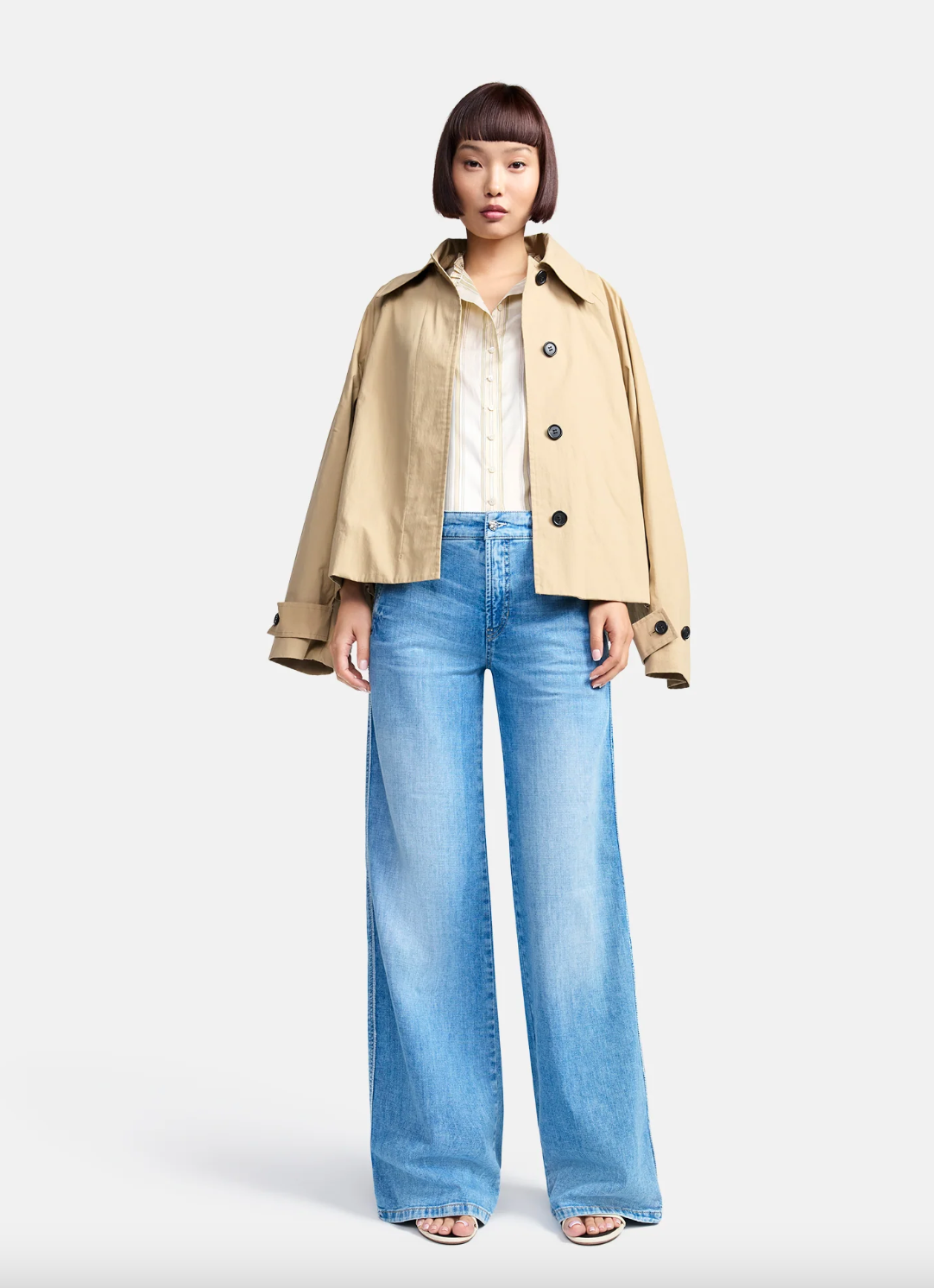 Alek Long Wide Fit Jean - Lefthand Soft Bleach by Cambio | 25 South Boutiques