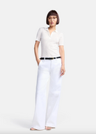 Alek Long Wide Fit Jean - Pure White Stone by Cambio | 25 South Boutiques