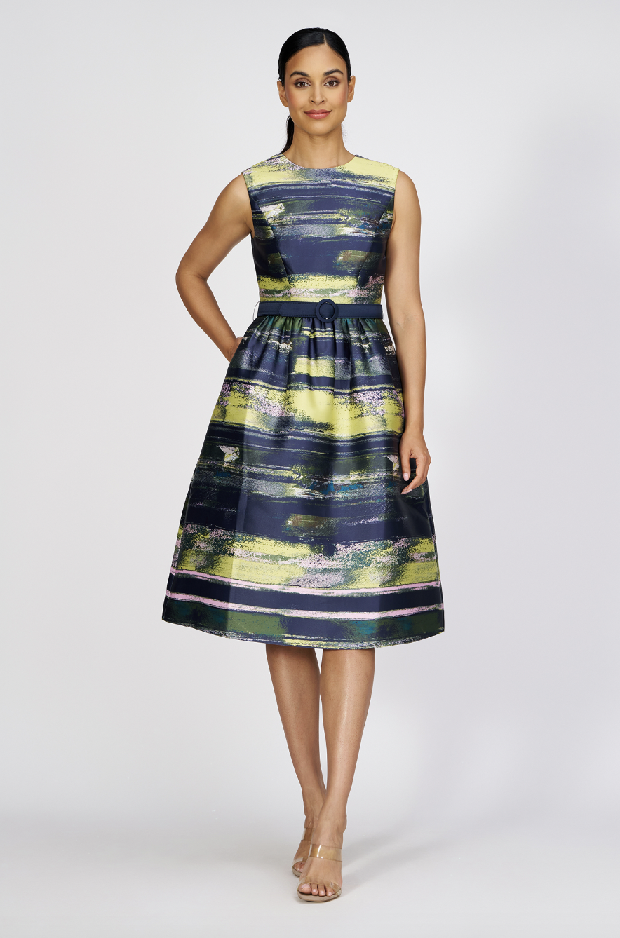 Spencer Dress -  Navy Pearl by Kay Unger | 25 South Boutiques