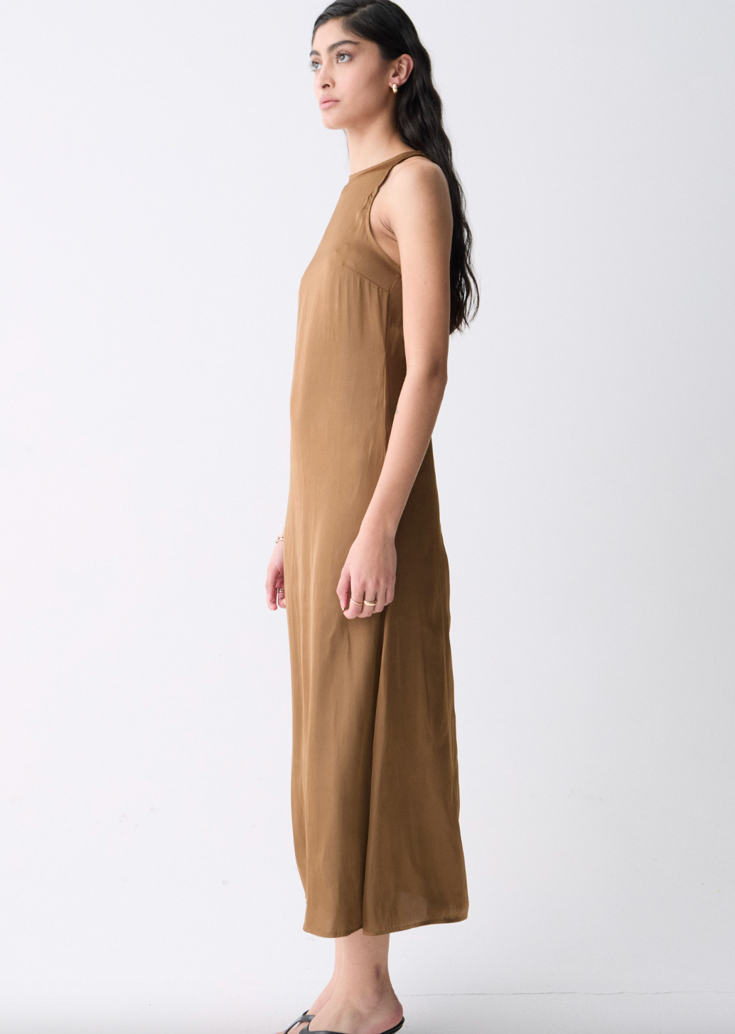 Lopes Dress - Khaki by Deluc — alternate view