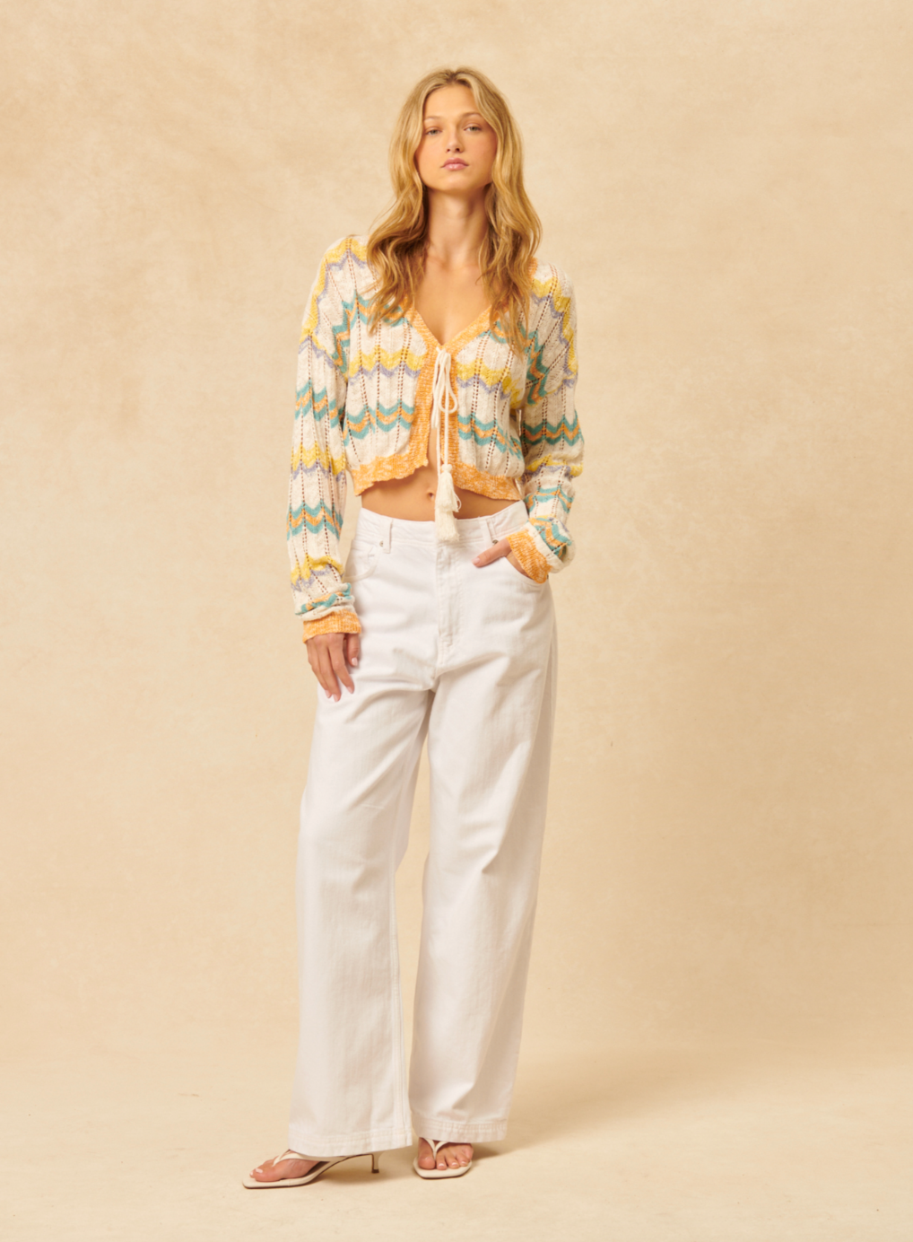 Shiloh Tie Cardigan - After Party by John & Jenn — alternate view