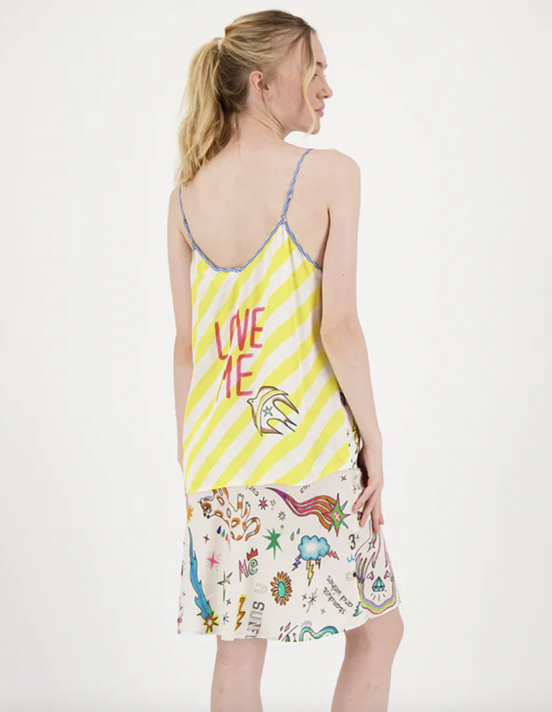 Angelique Printed Camisole - Enlightenment by Me369 — alternate view