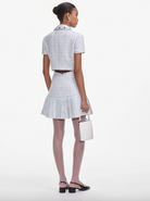 Boucle Mini Dress - Blue by Self-Portrait — view 3
