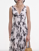 Print Chiffon Maxi Dress - Floral by Self-Portrait — view 4