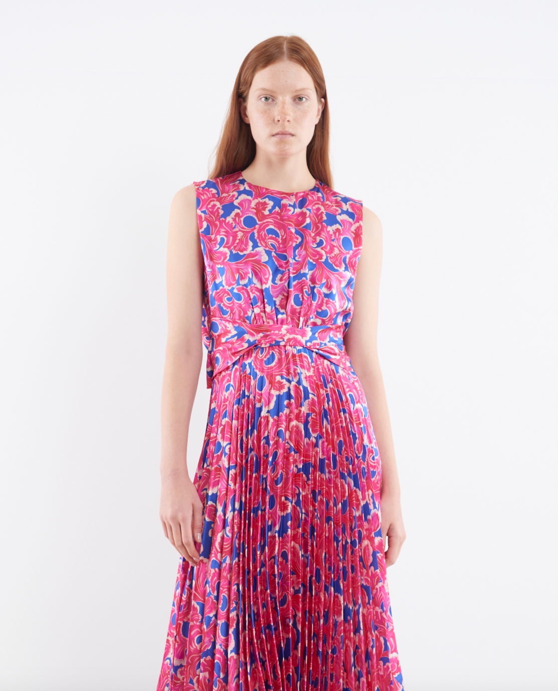 Gwen B Dress - Traceri Azure by Saloni — alternate view