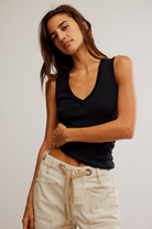 Neria Tank - Black by Free People | 25 South Boutiques