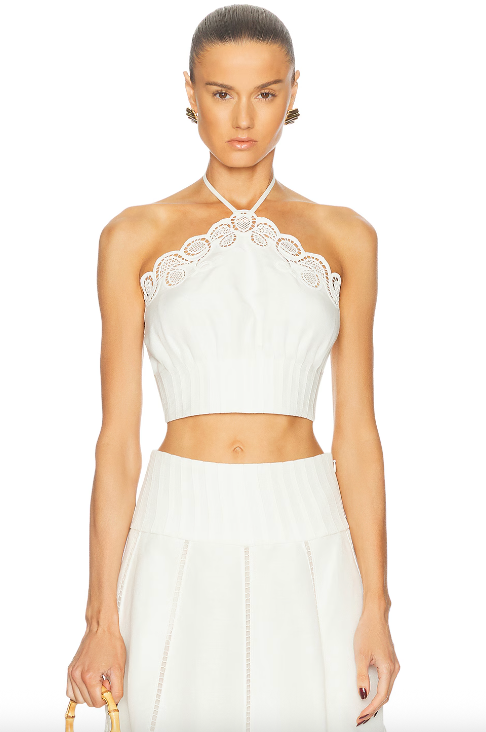Mellie Halter Top - Ivory by Jonathan Simkhai | 25 South Boutiques