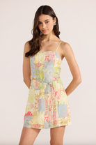 Aurora Strappy Mini Dress - Patchwork by Mink Pink — alternate view