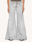 Marlen Wide Leg Jeans - Grey by Dondup — alternate view