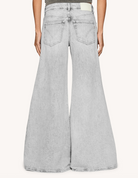 Marlen Wide Leg Jeans - Grey by Dondup — view 3