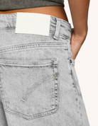 Marlen Wide Leg Jeans - Grey by Dondup — view 4