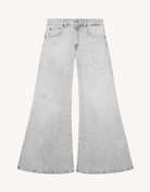 Marlen Wide Leg Jeans - Grey by Dondup — view 5