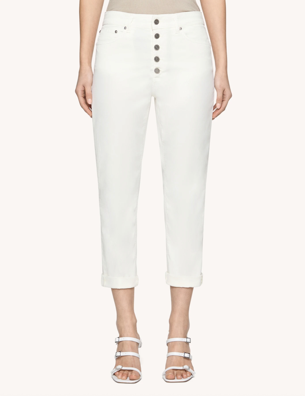 Koons Loose-Fit Jeans - White by Dondup — alternate view