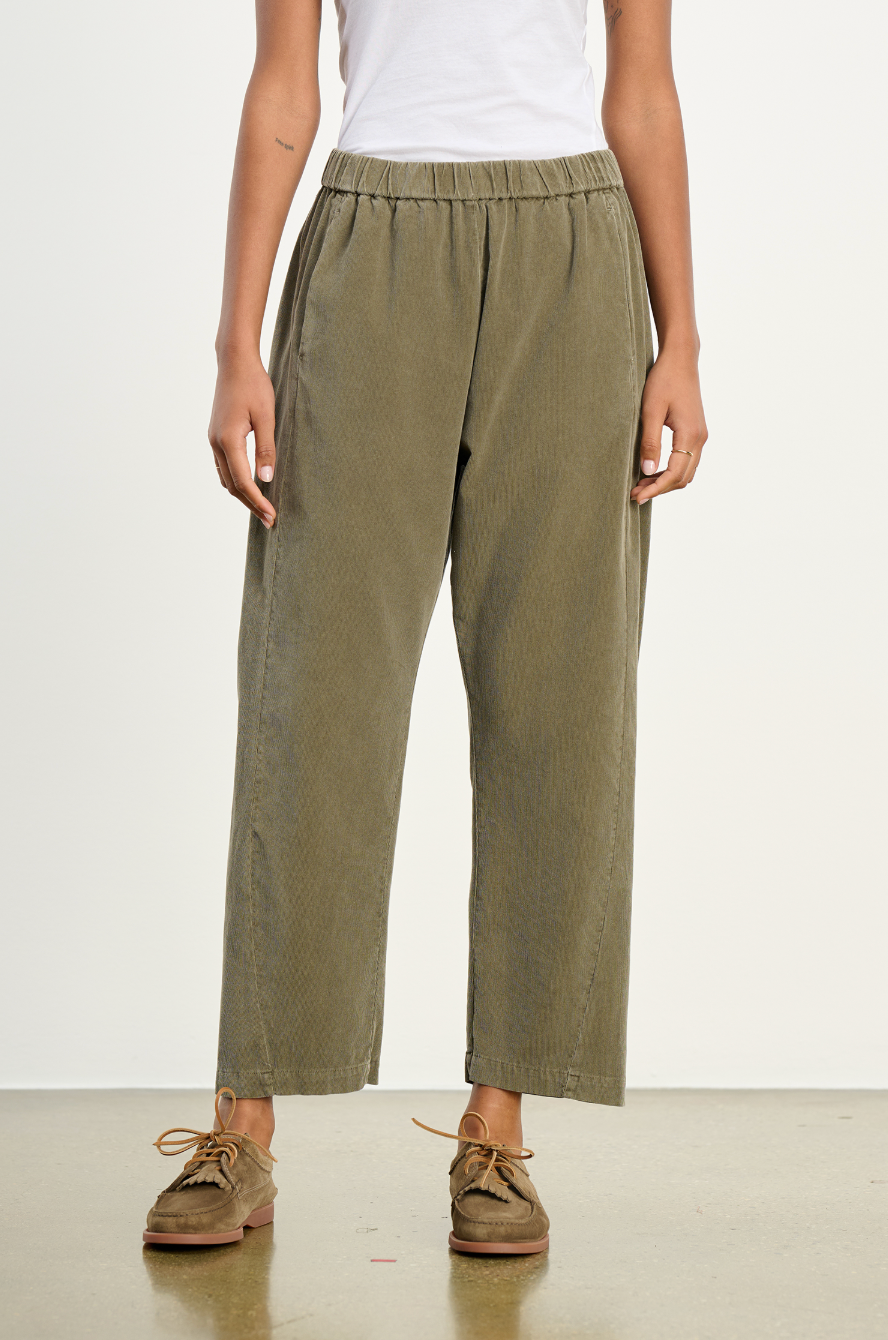 Laney Cotton Corduroy Pant - Fern by Velvet — alternate view