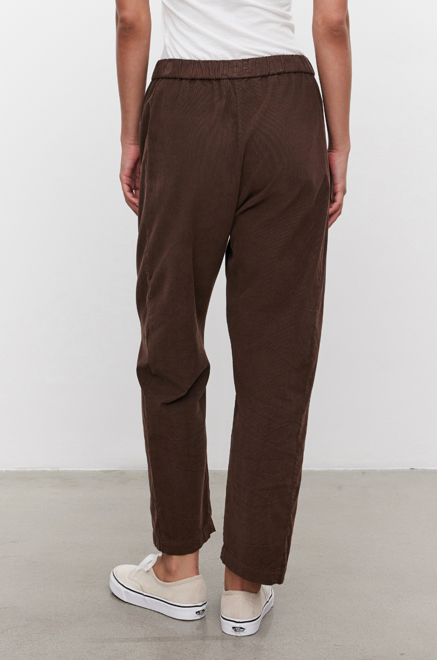 Laney Cotton Corduroy Pant - Bark by Velvet — view 3