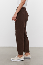 Laney Cotton Corduroy Pant - Bark by Velvet — alternate view