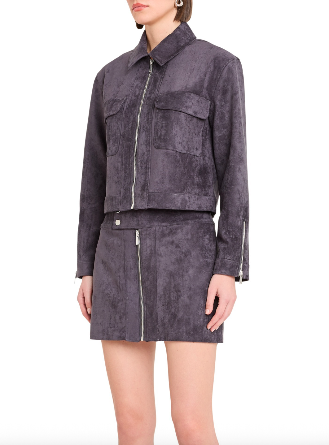Becker Jacket - Graphite by Amanda Uprichard — alternate view