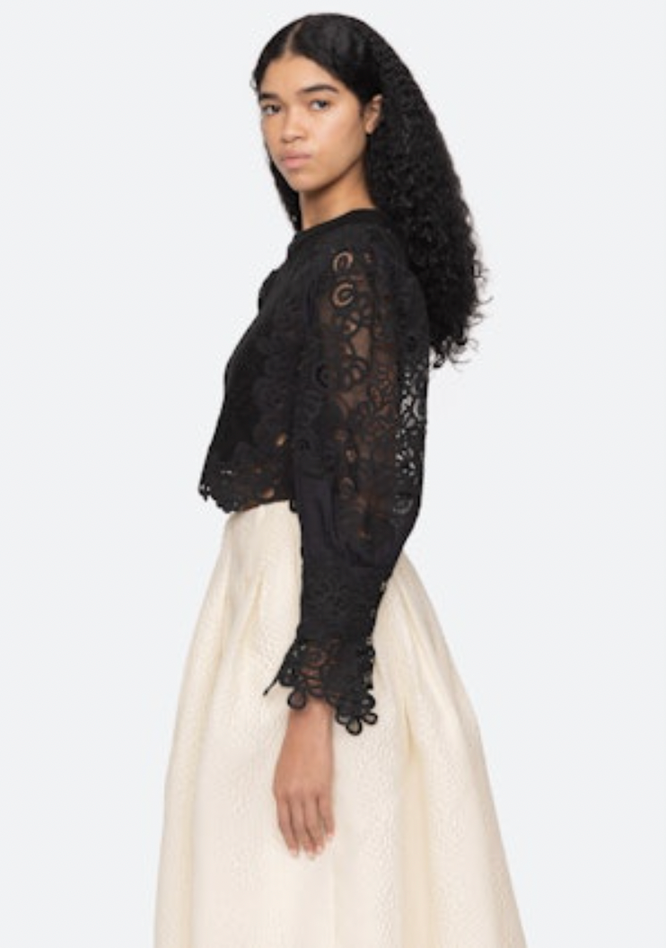Vania Sweater - Black by Sea NY — alternate view