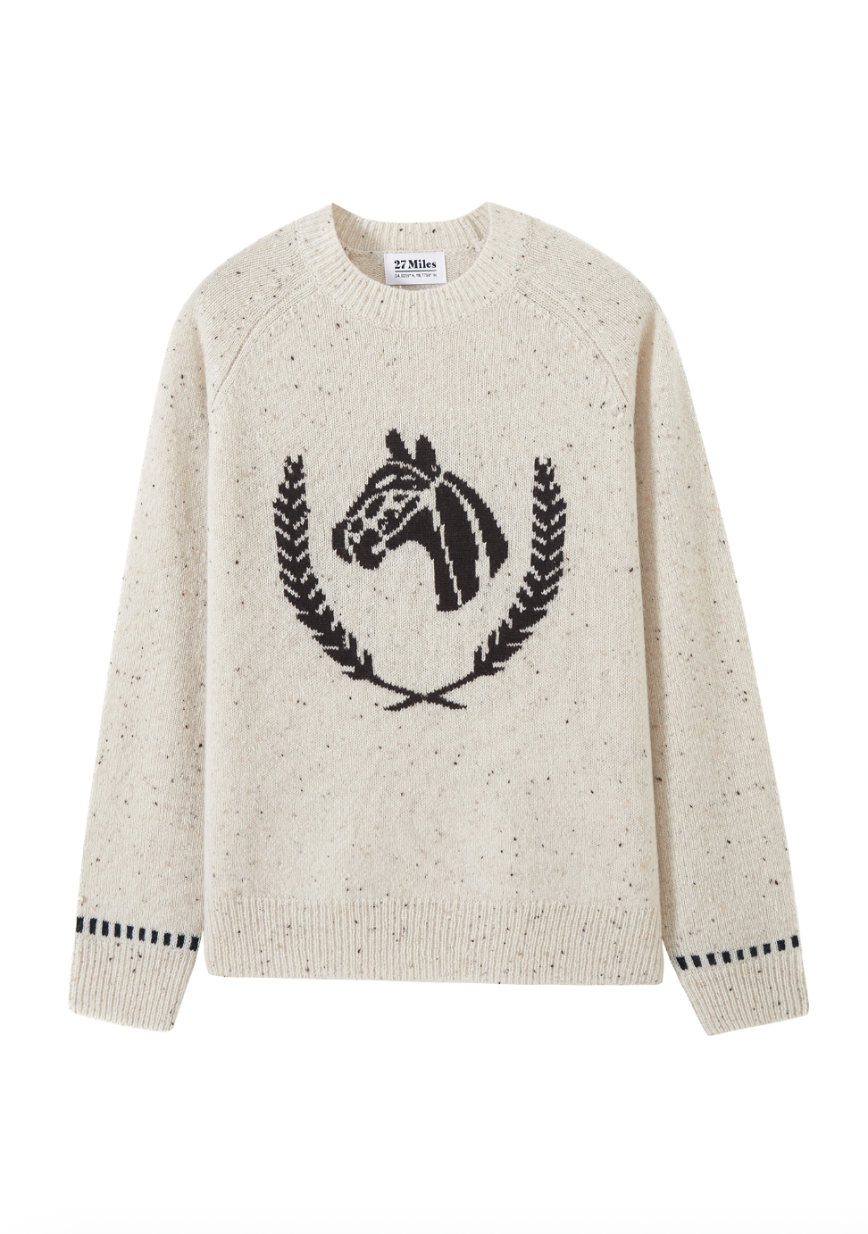 Colt Cashmere Sweater - Coconut by 27 Miles — alternate view
