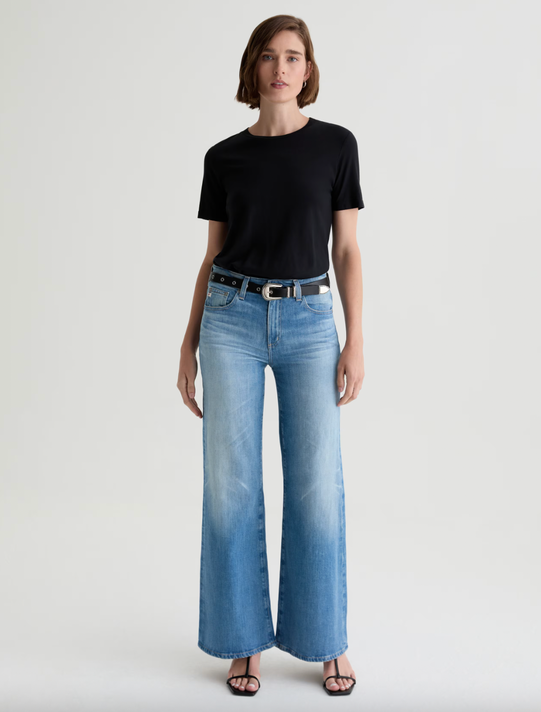 Saige Wide Leg Mid Rise - 18 Years Bisou by Adriano Goldschmied AG | 25 South Boutiques