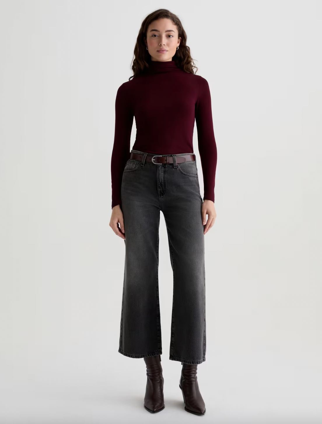 Saige Wide Leg Mid Rise - Overnight by Adriano Goldschmied AG | 25 South Boutiques