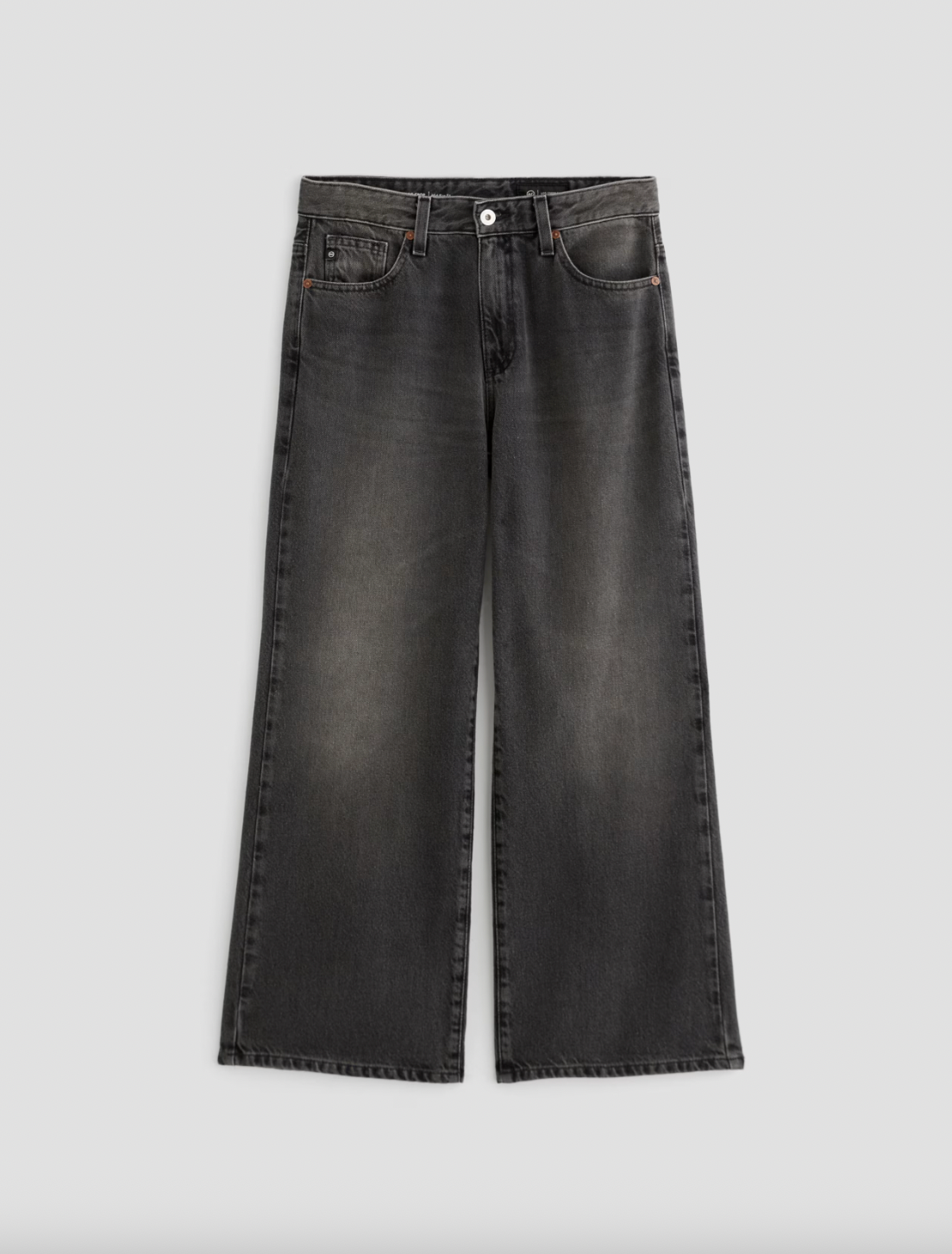 Saige Wide Leg Mid Rise - Overnight by Adriano Goldschmied AG — view 6