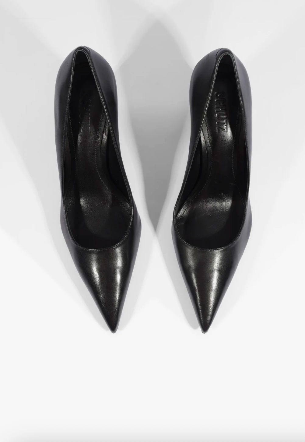 Eleanor Pump - Black Leather by Schutz — view 4