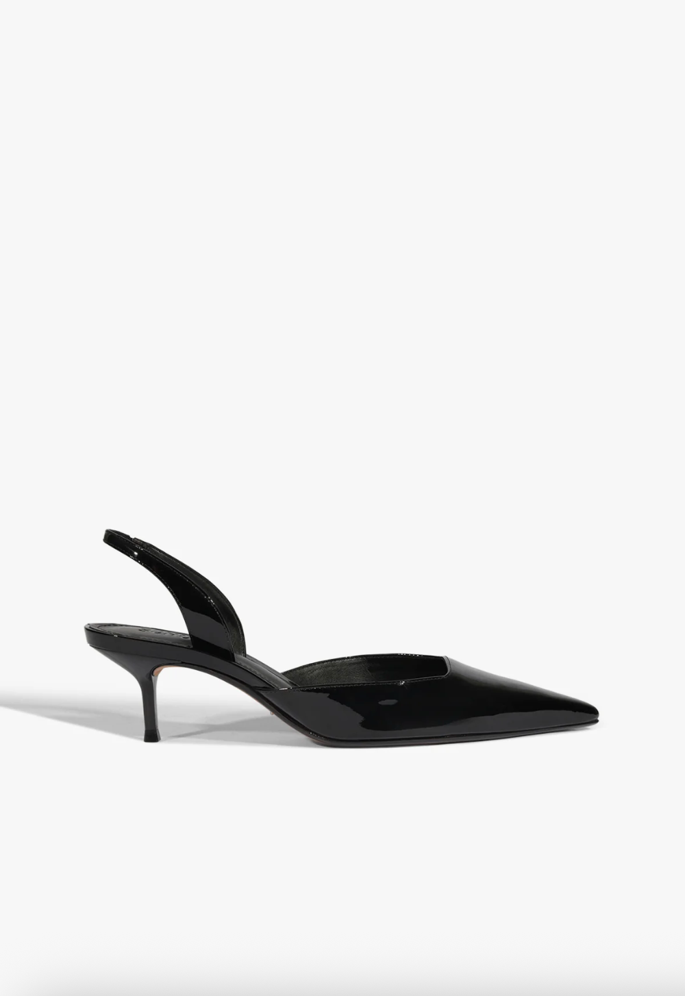 Paola Mid Pump - Black Patent by Schutz | 25 South Boutiques