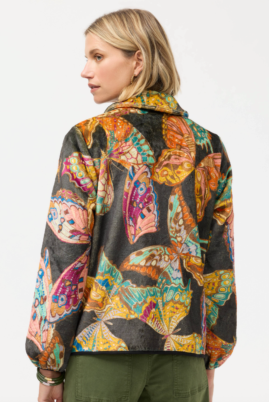 Esther Sherpa Jacket - Ofelia Scarf by Johnny Was — view 3