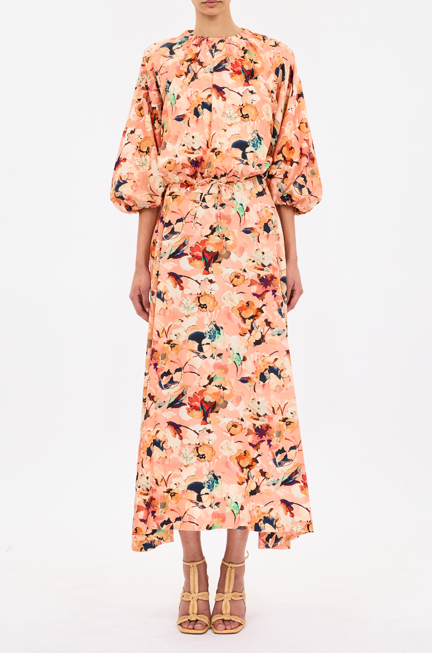Lucie Bubble Sleeve Top - Camellia by Ulla Johnson — alternate view