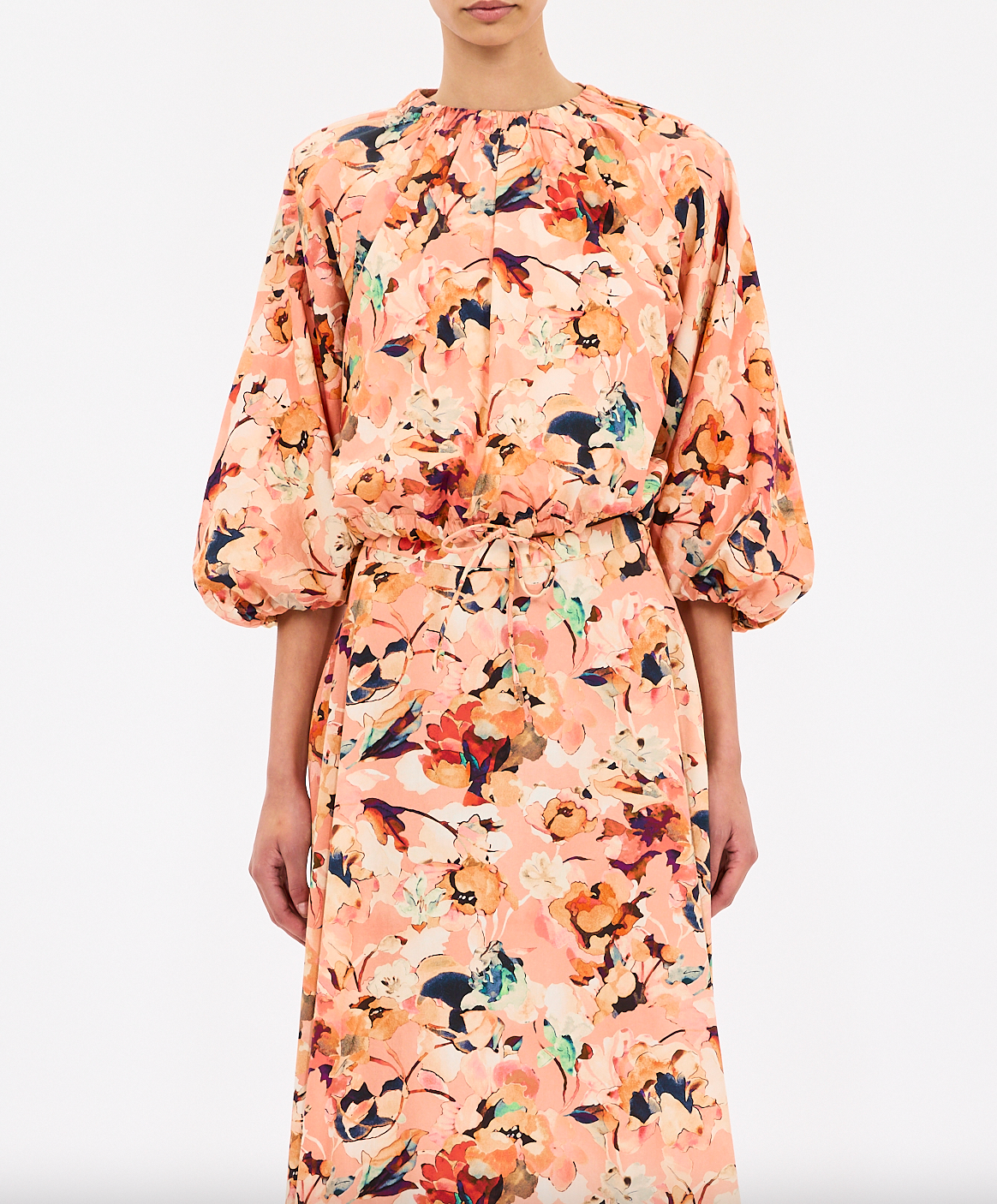 Lucie Bubble Sleeve Top - Camellia by Ulla Johnson | 25 South Boutiques