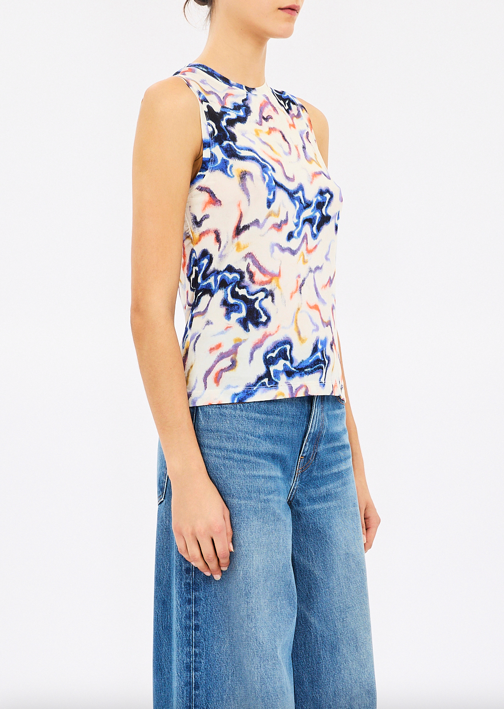 Ines Jersey Top - Gardenia by Ulla Johnson — alternate view