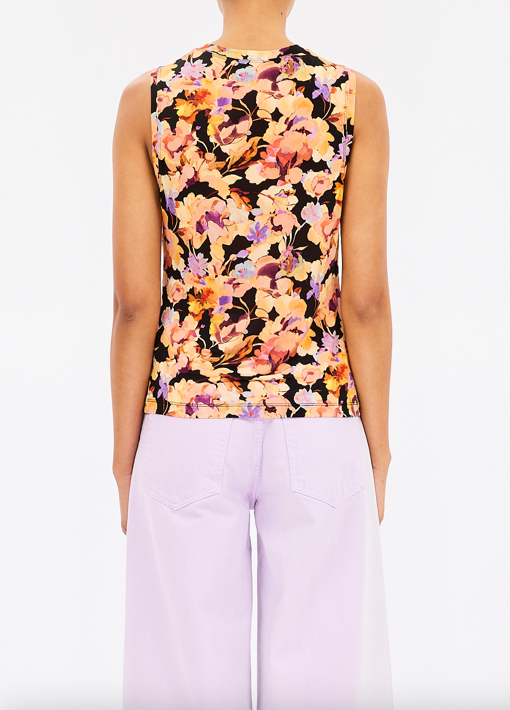 Ines Jersey Top - Night Bloom by Ulla Johnson — view 3
