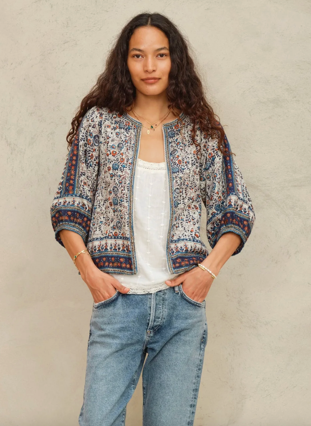 Cass Jacket - Indigo Rust by M.A.B.E | 25 South Boutiques