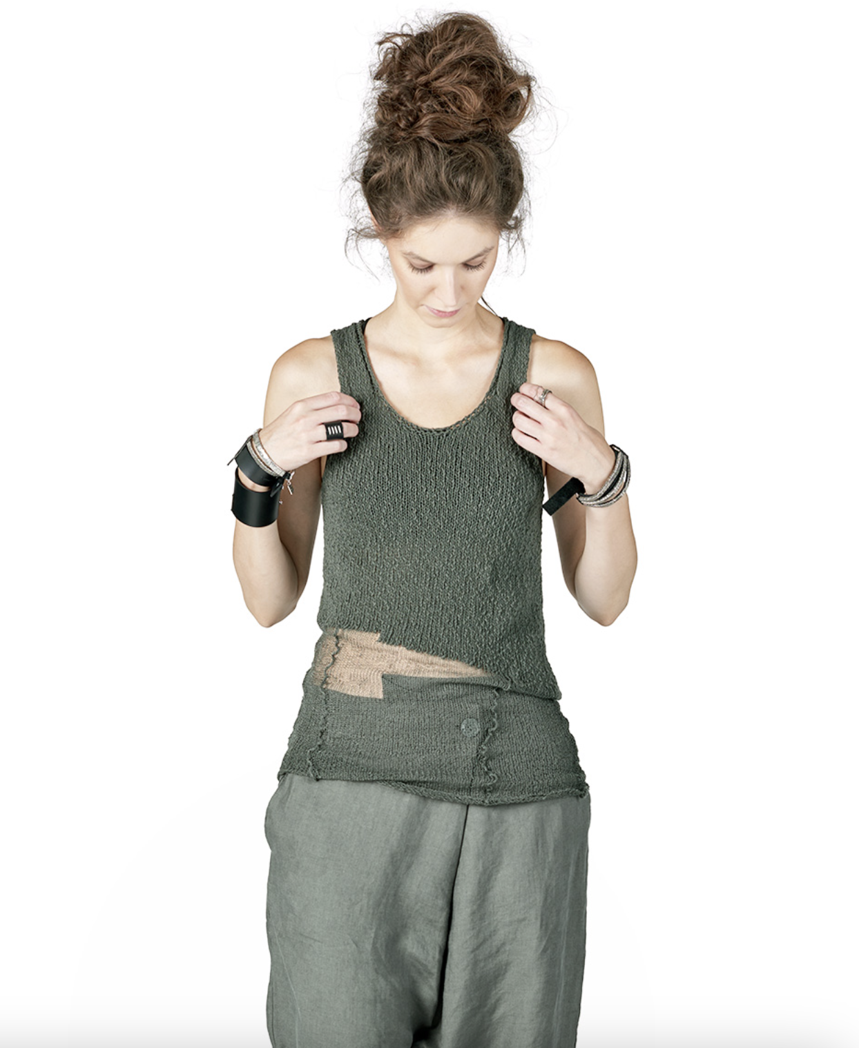 Anica Top - Smoke Green by Studio B3 | 25 South Boutiques